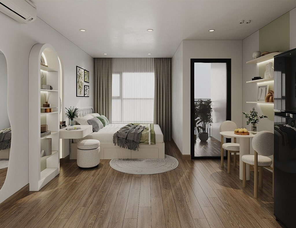 Căn hộ 35m2 phong cách tối giản, ngập tràn ánh sáng, mang lại cảm giác rộng rãi và thư giãn