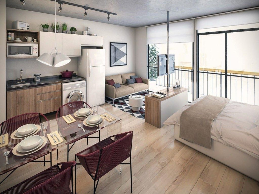 Căn hộ studio có ưu điểm là giá mua, thuê hợp lý, phù hợp với nhiều đối tượng
