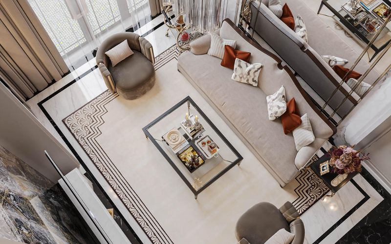 Thiết kế đẳng cấp của căn hộ duplex với nội thất sang trọng