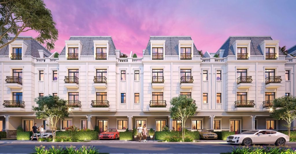 Villa liền kề trong khu đô thị quy hoạch đồng bộ, thiết kế hiện đại