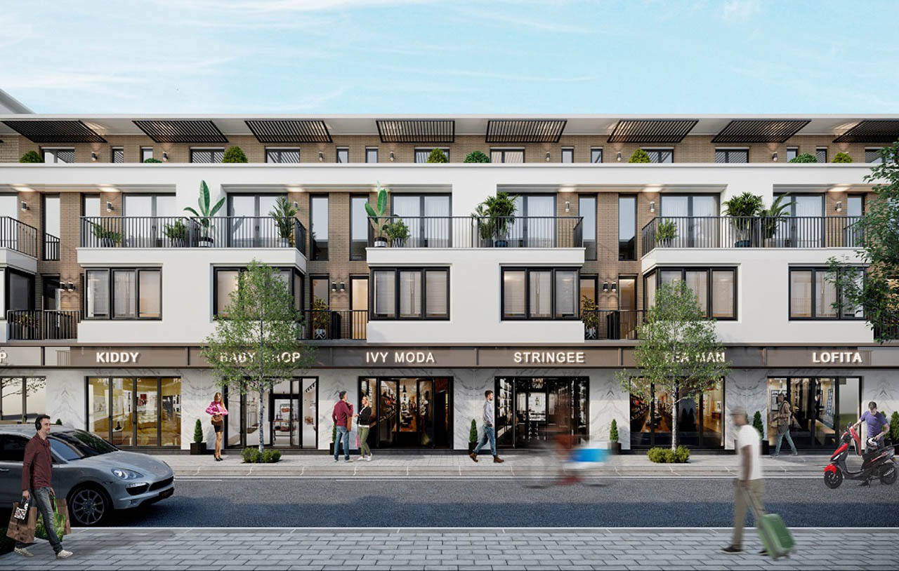Shophouse dạng nhà liền kế