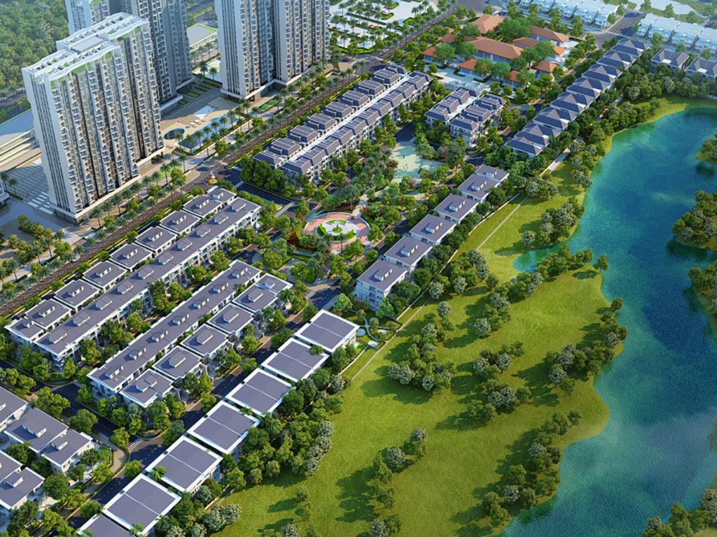 Grand Gardenville Tây Hồ được bao quanh bởi công viên rộng 25 ha