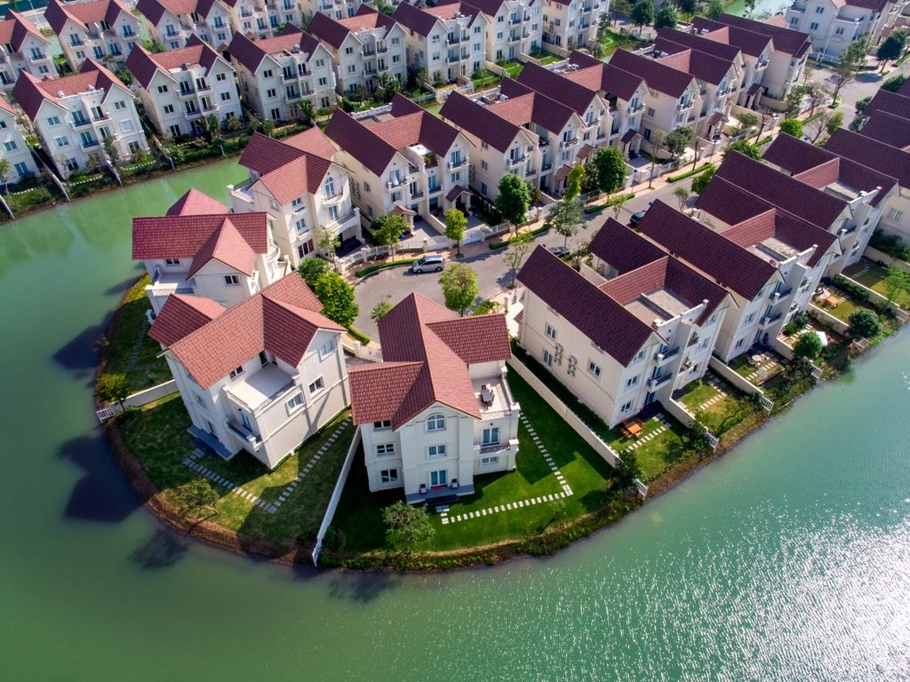 Vinhomes Riverside sở hữu phong cách kiến trúc độc đáo, sang trọng và đẳng cấp
