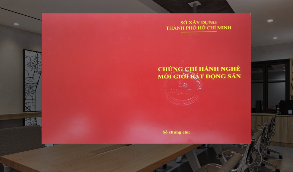 Chứng chỉ hành nghề môi giới bất động sản là điều kiện bắt buộc để cá nhân hành nghề môi giới bất động sản