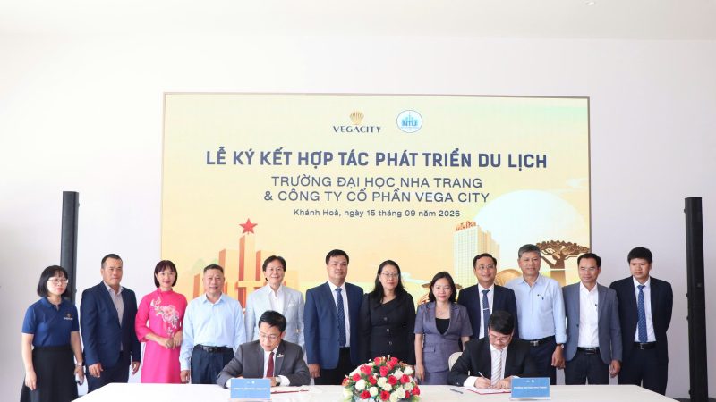 Công ty Cổ phần Vega City và Trường Đại học Nha Trang ký kết hợp tác phát triển du lịch