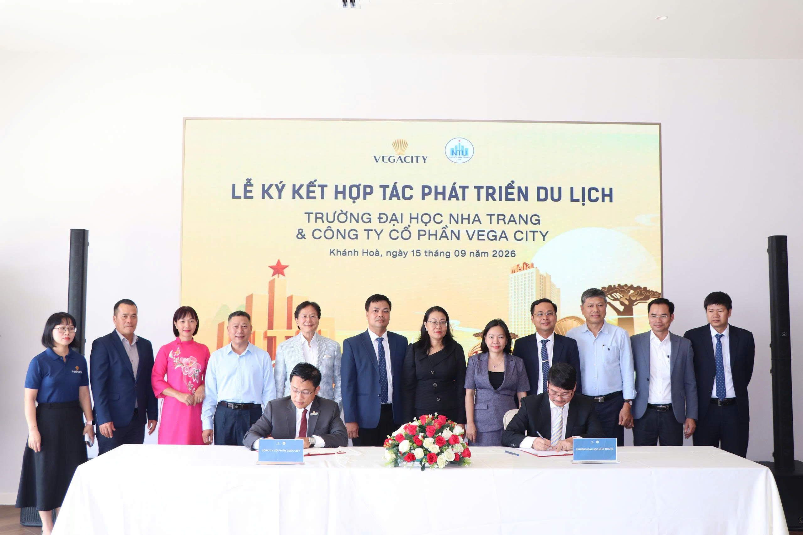 Công ty Cổ phần Vega City và Trường Đại học Nha Trang ký kết hợp tác phát triển du lịch