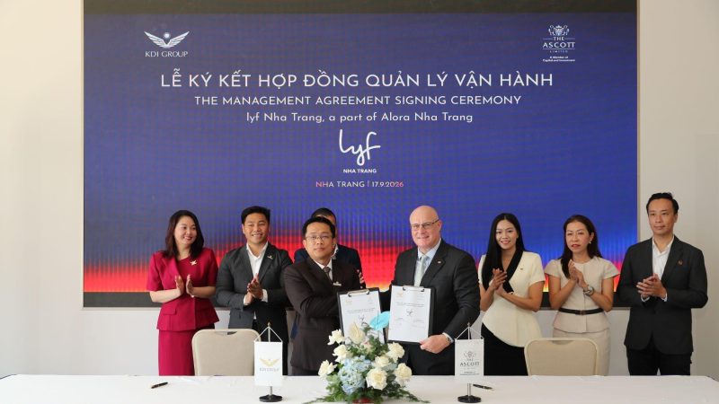 KDI Group hợp tác cùng The Ascott Limited đưa chuẩn vận hành quốc tế đến Alora Nha Trang 